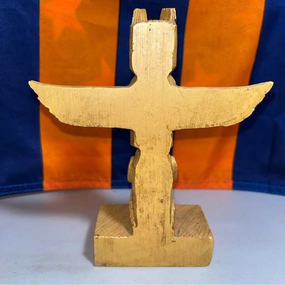 Saxman Alaska Style Totem Pole Vintage Style Made Hand Painted Alaskan Native - Picture 2 of 7